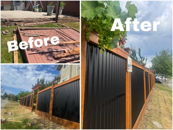 Fence installation in Ada, Oklahoma