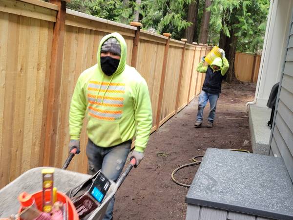 Fence installation in Ada, Oklahoma