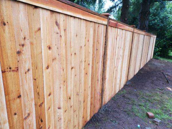 Fence repair in Ada, Oklahoma